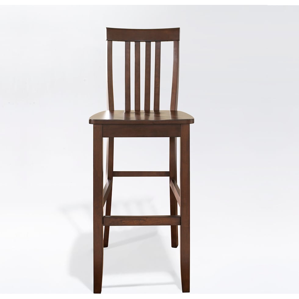 melrose dark brown bar stool   