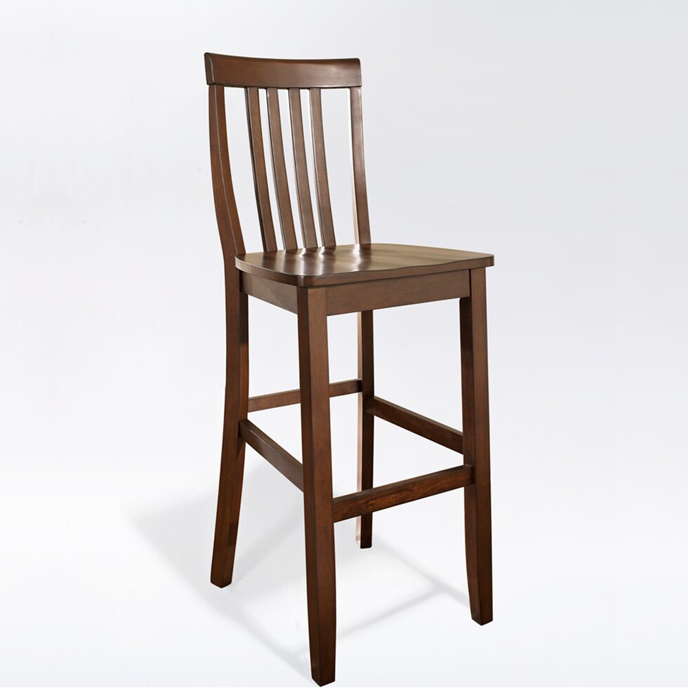 melrose dark brown bar stool   