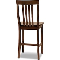 melrose dark brown counter height stool   