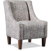 melrose light brown accent chair   