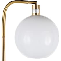 melton gold marble floor lamp   