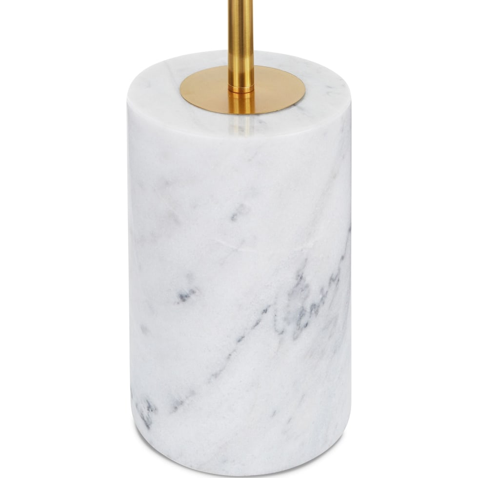 melton gold marble floor lamp   