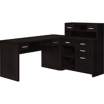 melvin dark brown desk   