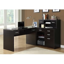 melvin dark brown desk   