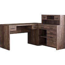 melvin dark brown desk   