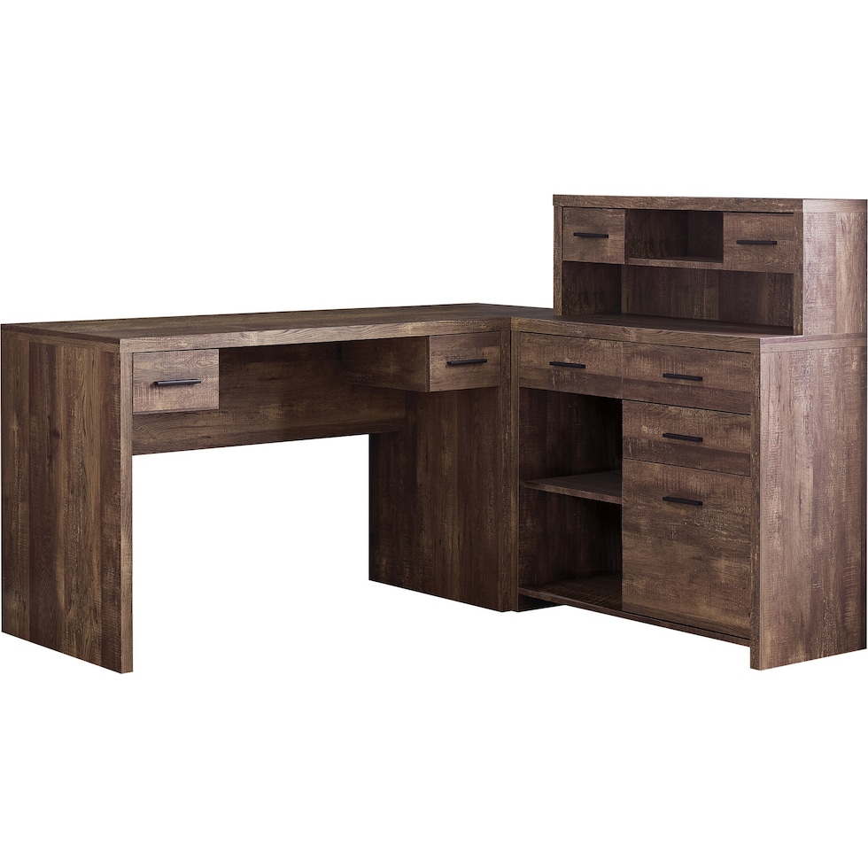 melvin dark brown desk   