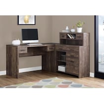 melvin dark brown desk   