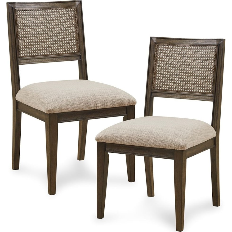 menlo dark brown dining chair   