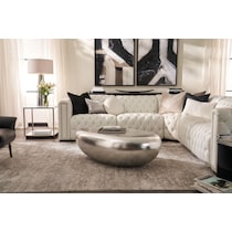 mercury silver coffee table   