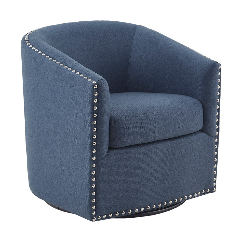 meredith blue accent chair   