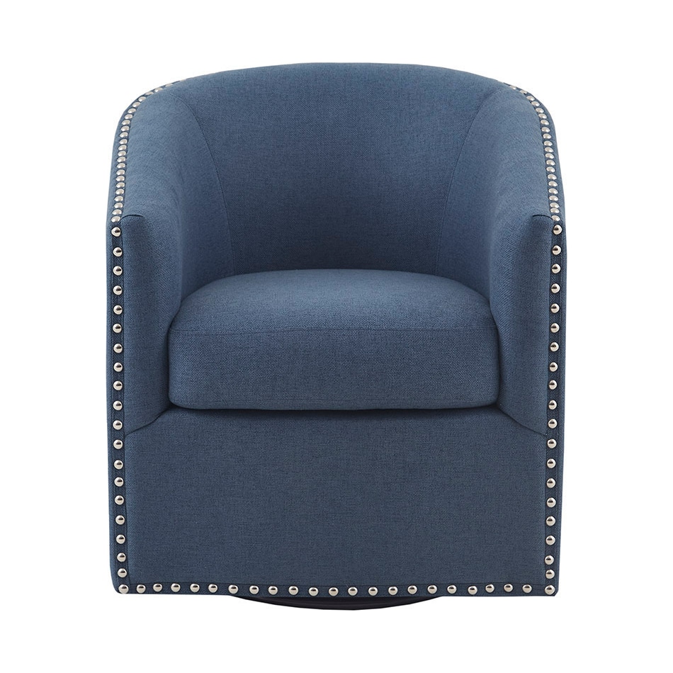 meredith blue accent chair   