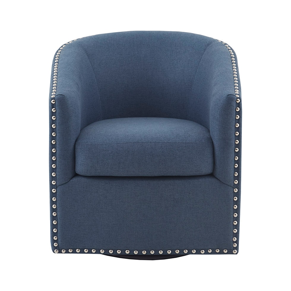 meredith blue accent chair   