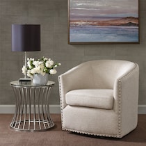 meredith neutral accent chair   