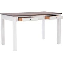 meretta white  pc counter height dining room   