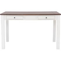 meretta white  pc counter height dining room   
