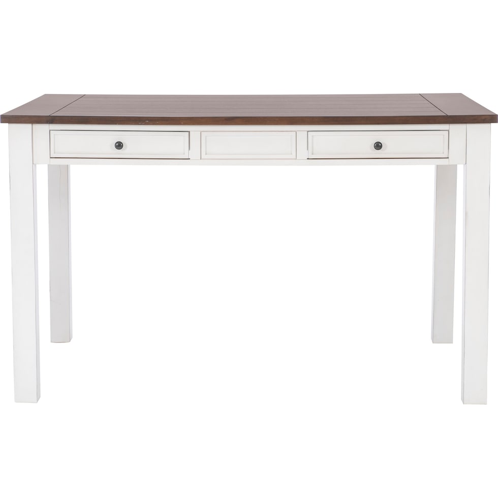 meretta white  pc counter height dining room   