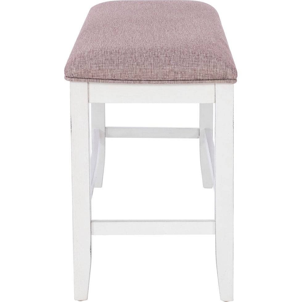 meretta white  pc counter height dining room   