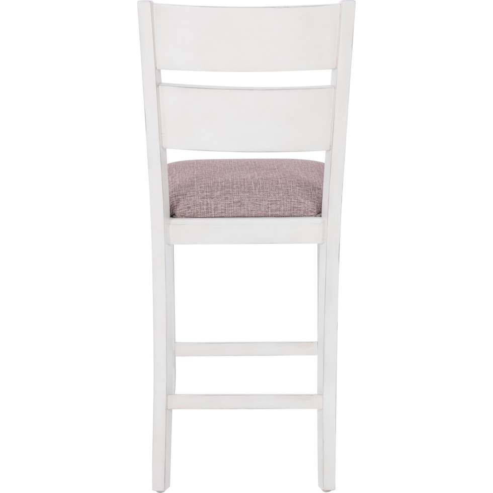meretta white  pc counter height dining room   