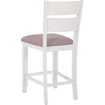 meretta white  pc counter height dining room   