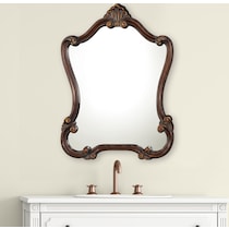 merici dark brown mirror   