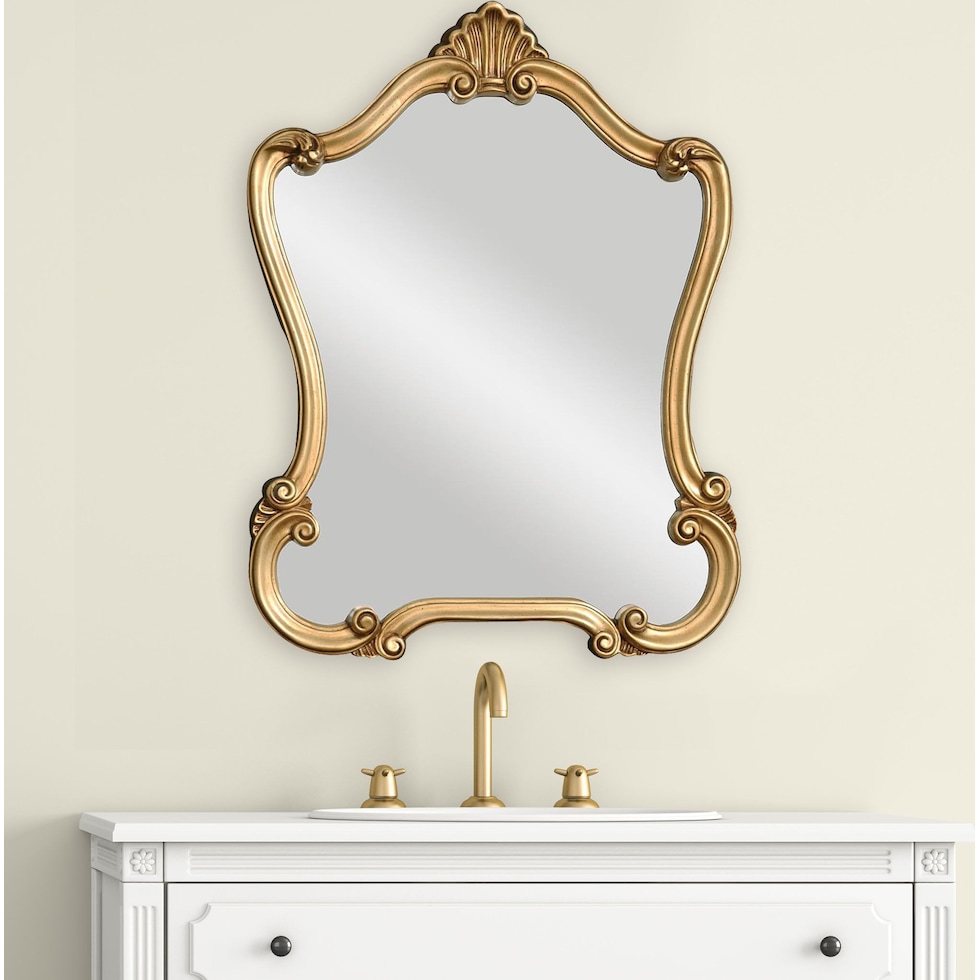 merici gold mirror   