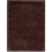 merino dark brown area rug  x    