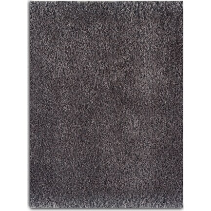 Merino Plush Shag 8 x 10 Area Rug - Gray