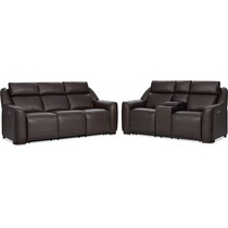 merrell dark brown  pc living room   