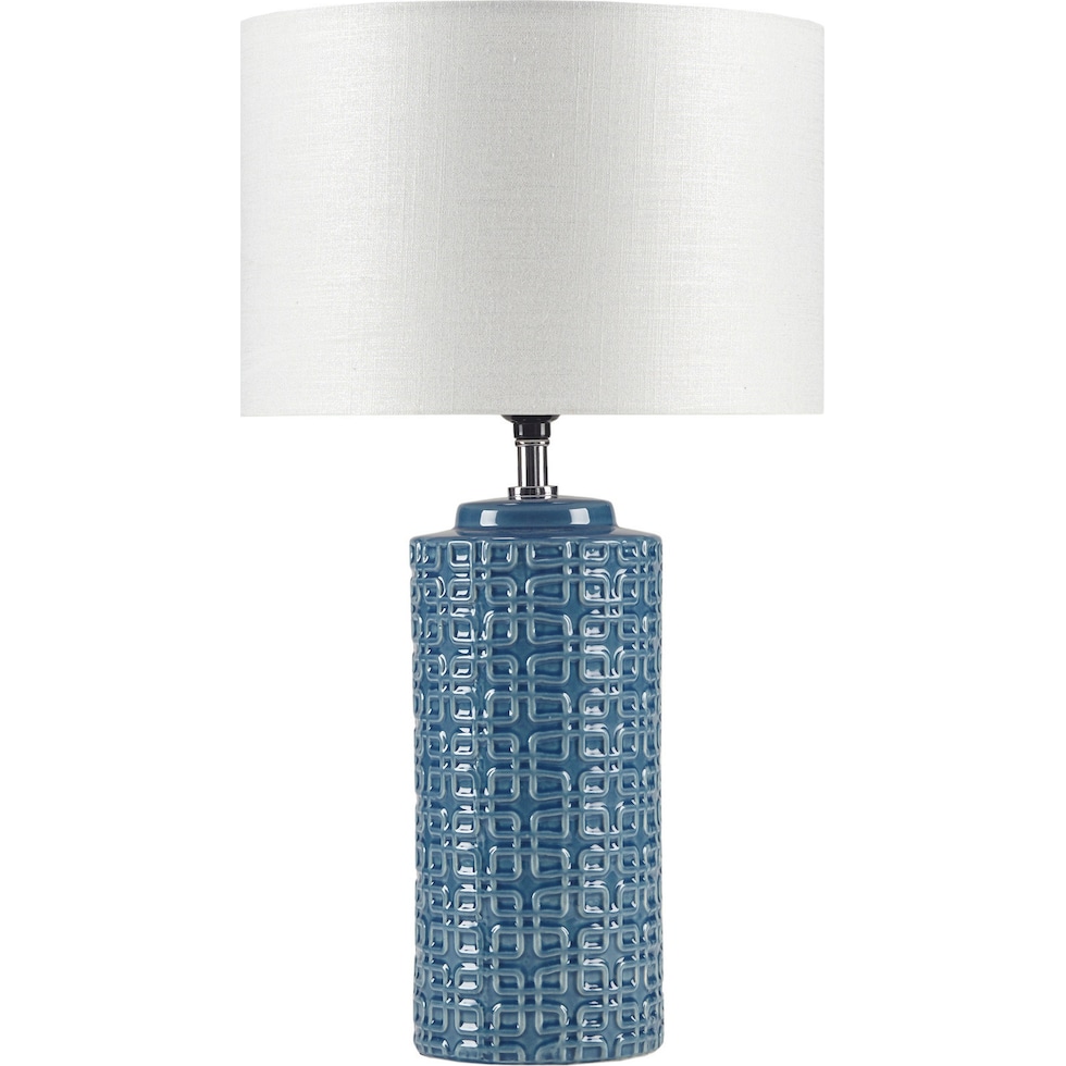 mesa blue table lamp   