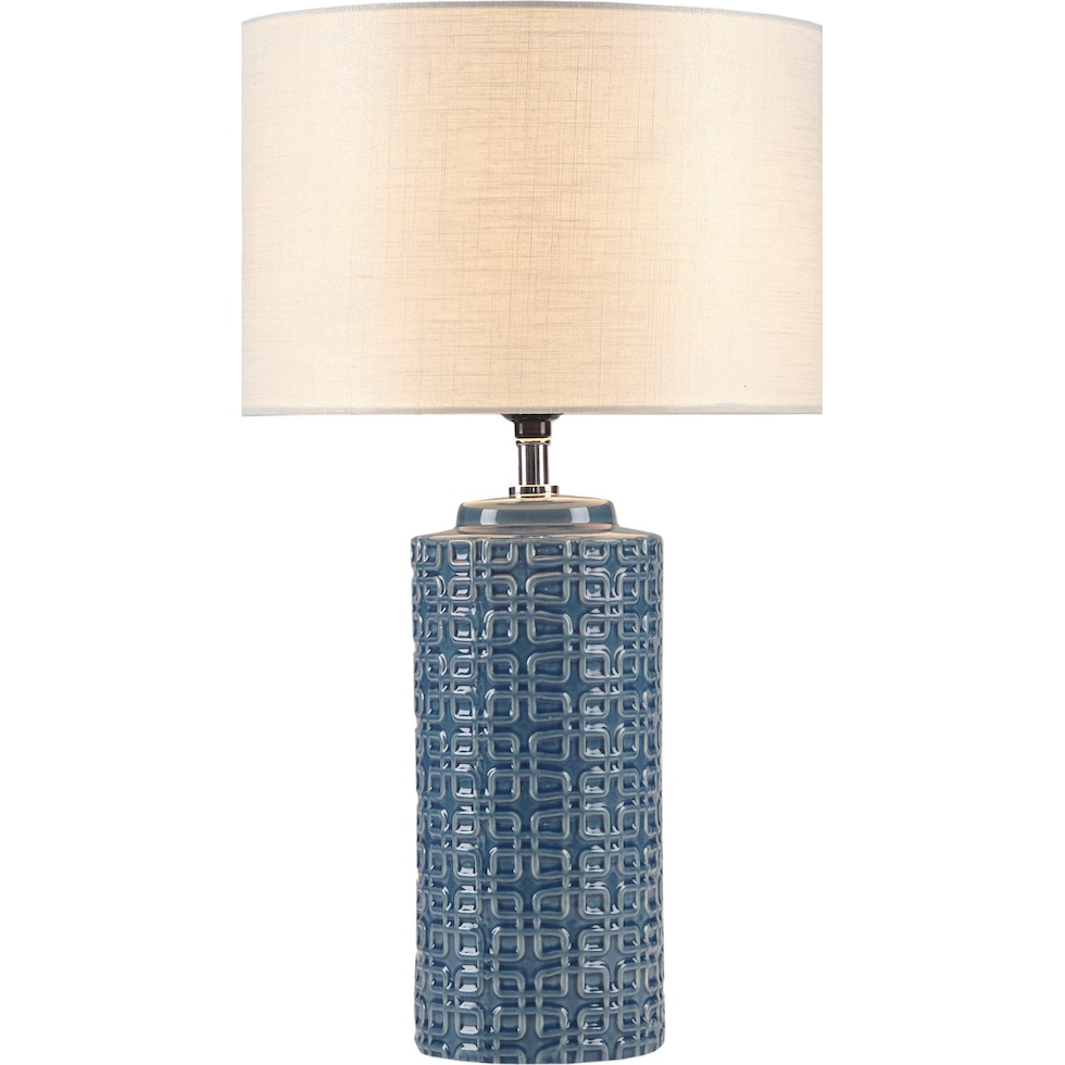 mesa blue table lamp   