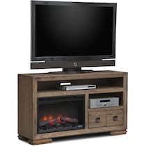 mesa gray fireplace tv stand   