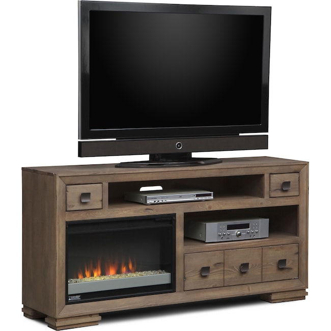 Entertainment Furniture - Mesa Fireplace TV Stand