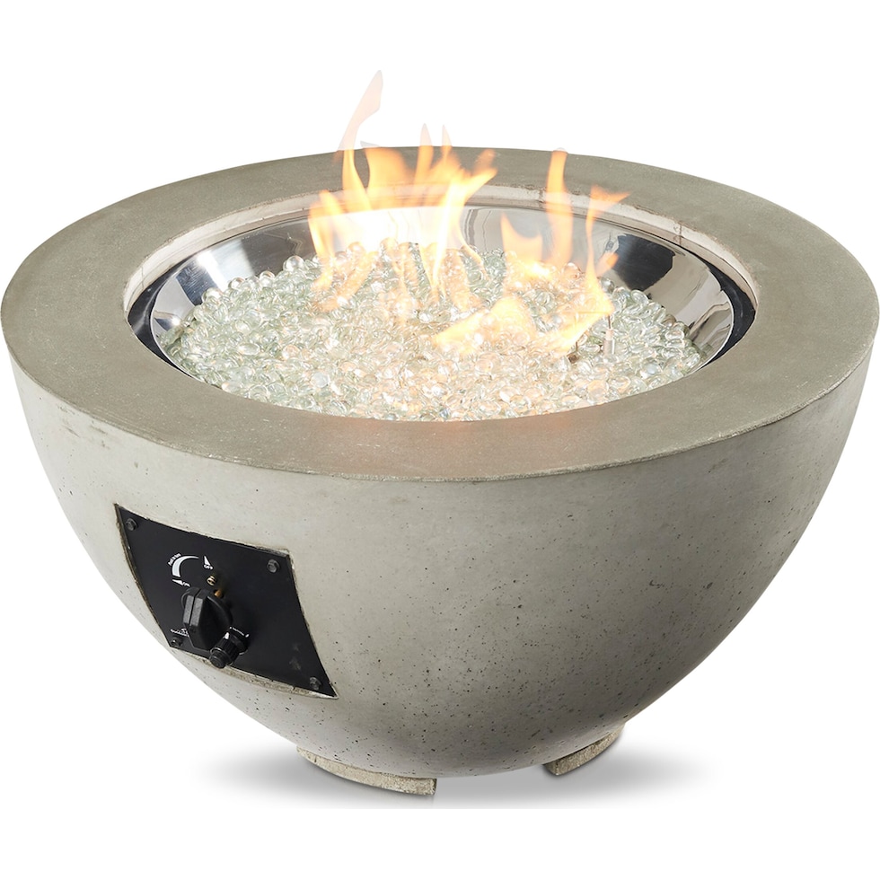 mesa light brown fire pit   