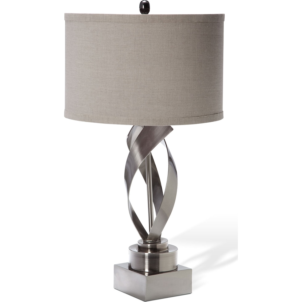 metal lazer metal table lamp   