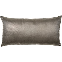 metallic dark brown accent pillow   