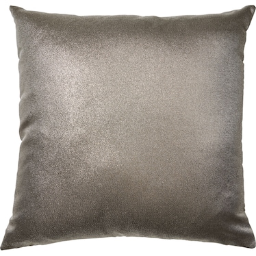 Metallic 22" x 22" Pillow - Bronze