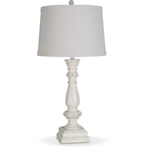 meyer white table lamp   