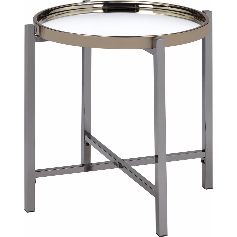 Meyers Round End Table Value City Furniture