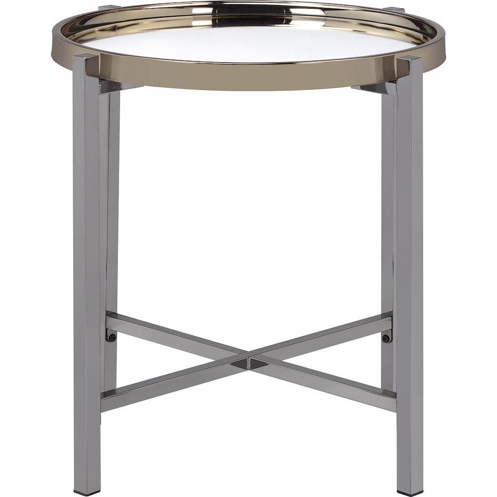 meyers gold end table   