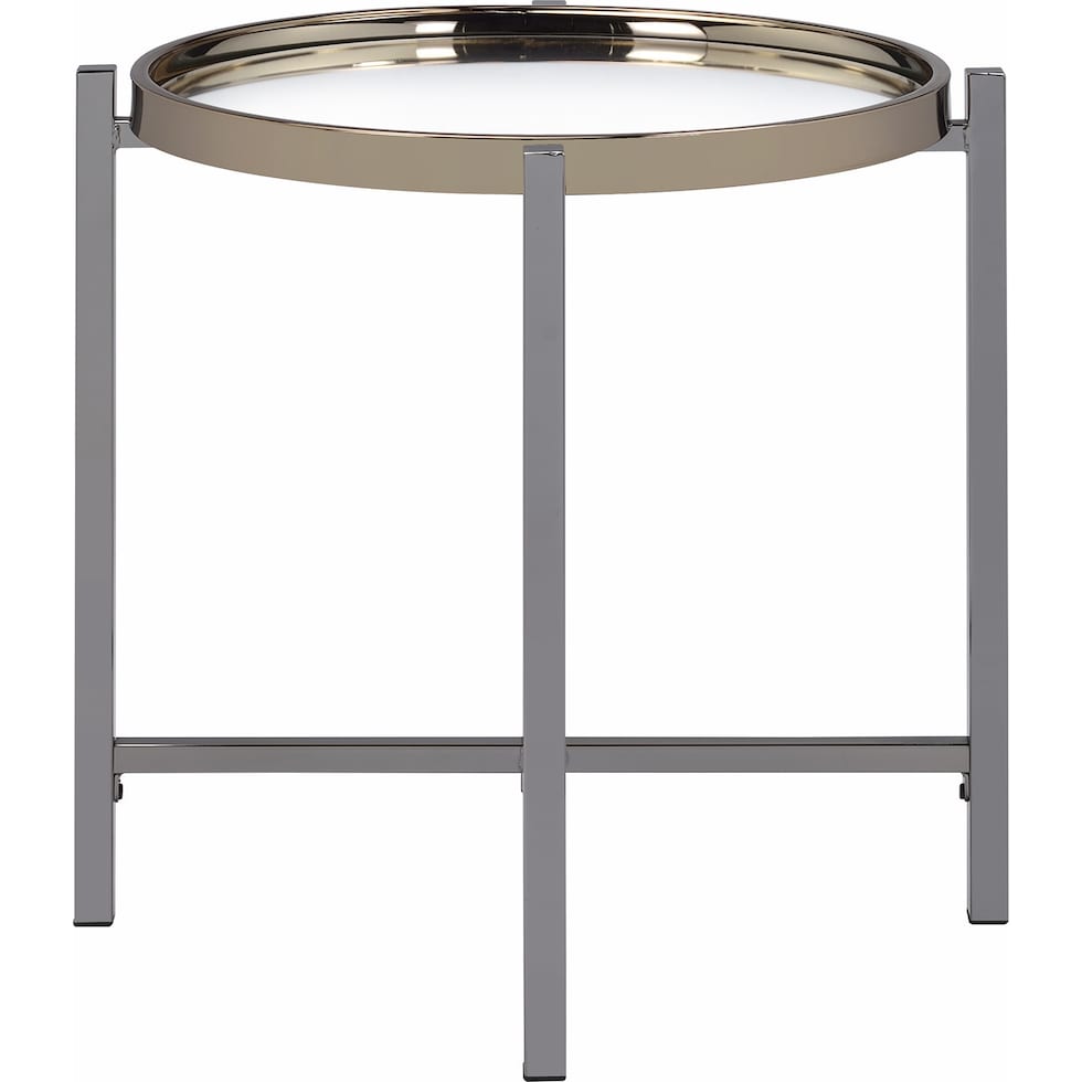 meyers gold end table   