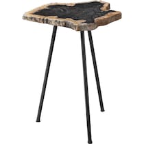 micah black accent table   