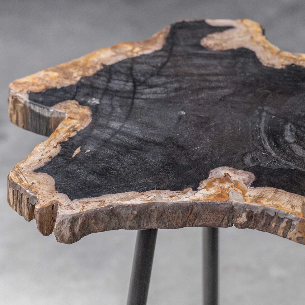 micah black accent table   