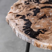 micah black accent table   
