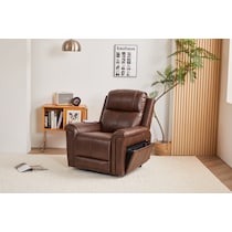 michail dark brown lift chair   