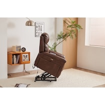 michail dark brown lift chair   
