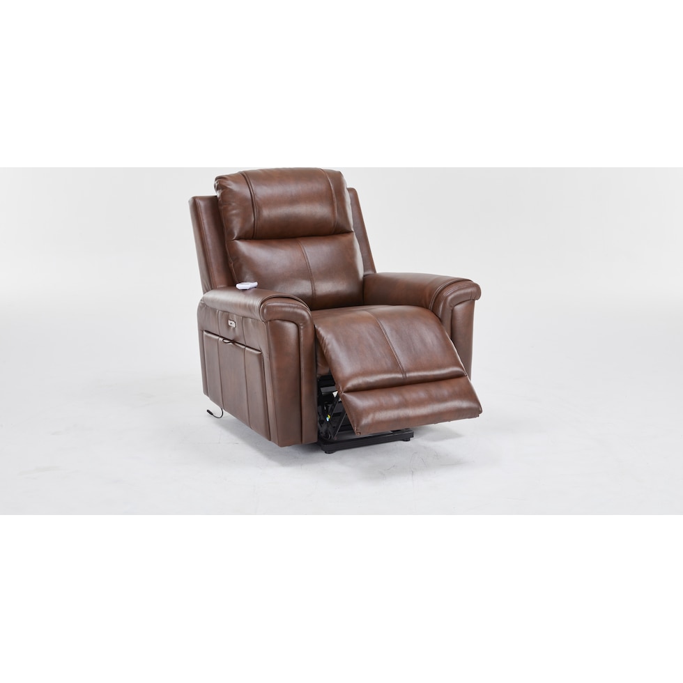 michail dark brown lift chair   