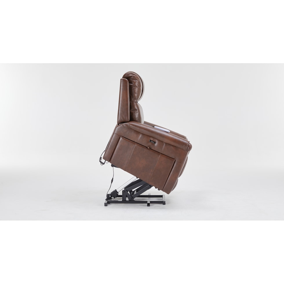 michail dark brown lift chair   