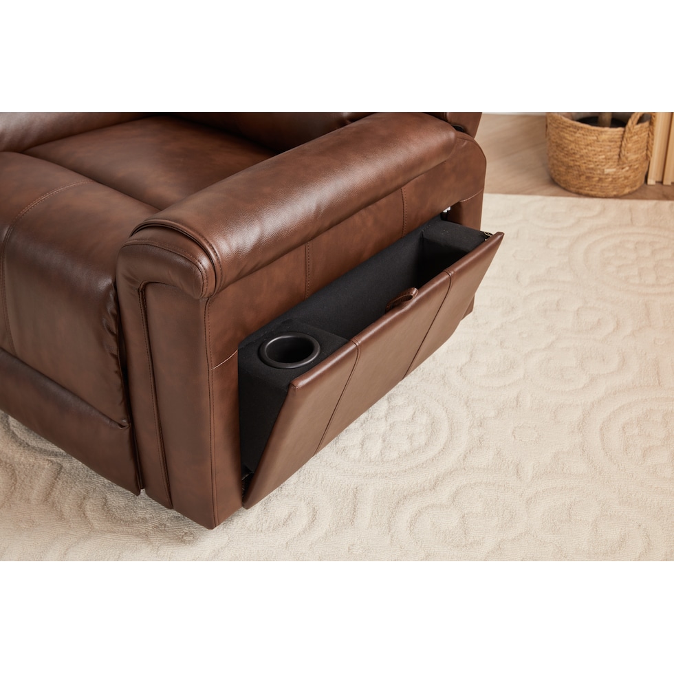 michail dark brown lift chair   
