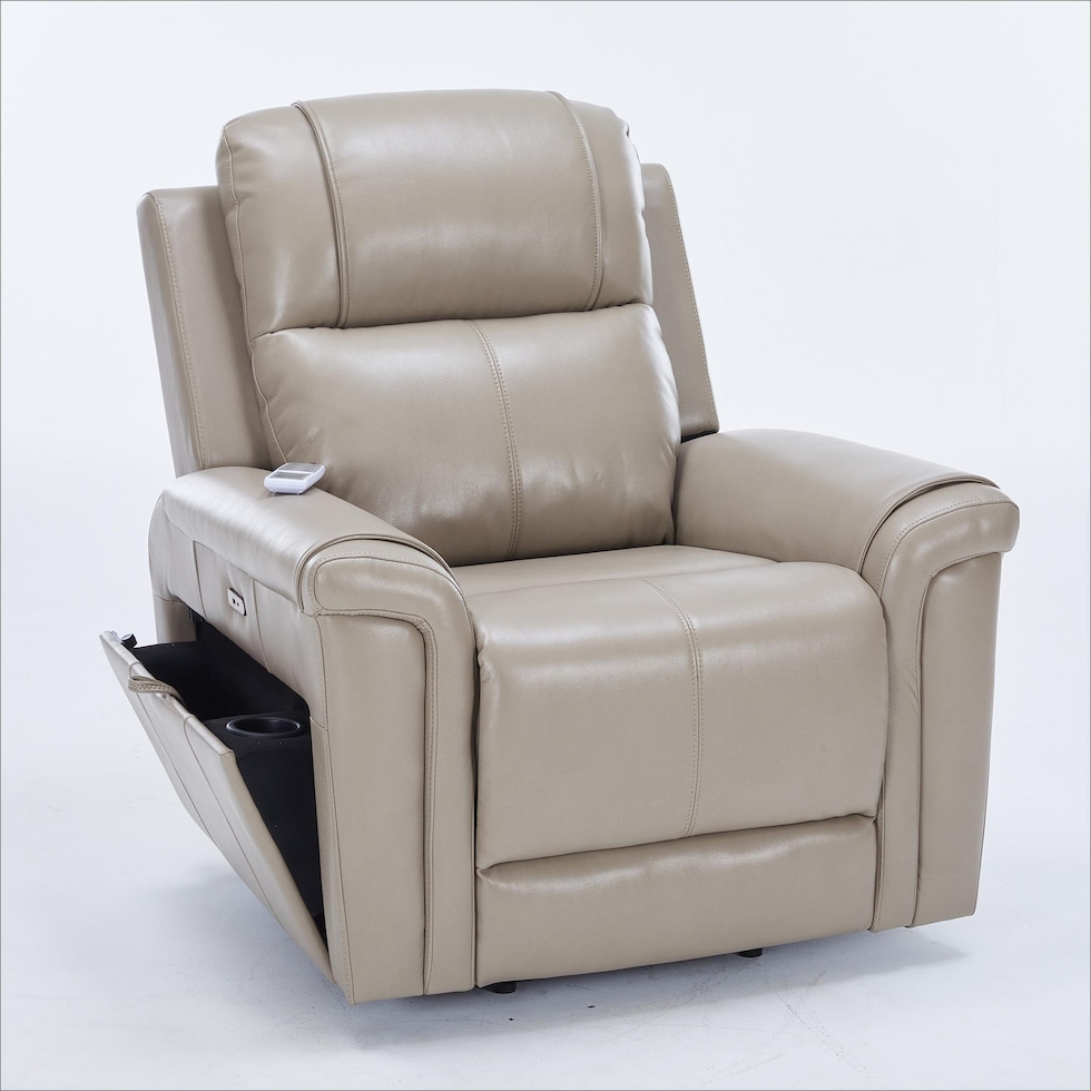 michail light brown lift chair   