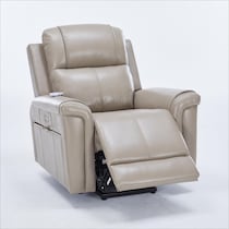 michail light brown lift chair   